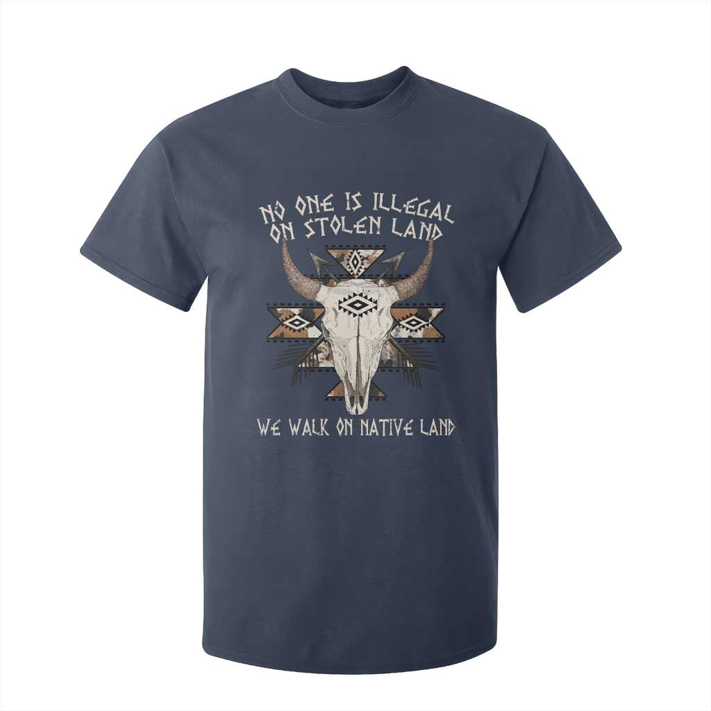 No One Is illegal On Stolen Land T Shirt For Kid TS09 Navy Print Your Wear