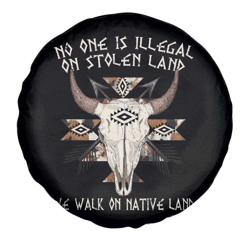 No One Is illegal On Stolen Land Spare Tire Cover TS09 Print Your Wear
