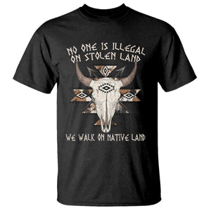 No One Is illegal On Stolen Land T Shirt TS09 Black Print Your Wear