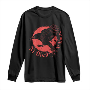 Anarchism Long Sleeve Shirt Ni Dieu Ni Maitre Neither God Nor Master TS09 Black Print Your Wear