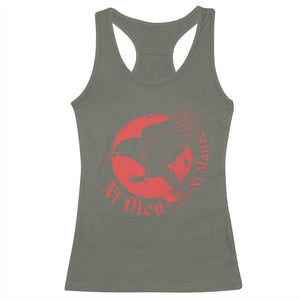 Anarchism Racerback Tank Top Ni Dieu Ni Maitre Neither God Nor Master TS09 Military Green Print Your Wear
