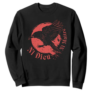 Anarchism Sweatshirt Ni Dieu Ni Maitre Neither God Nor Master TS09 Black Print Your Wear