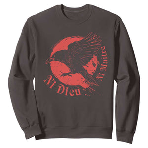 Anarchism Sweatshirt Ni Dieu Ni Maitre Neither God Nor Master TS09 Dark Chocolate Print Your Wear