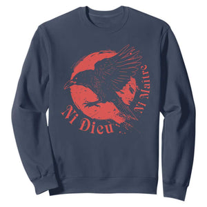 Anarchism Sweatshirt Ni Dieu Ni Maitre Neither God Nor Master TS09 Navy Print Your Wear