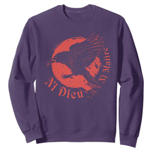 Anarchism Sweatshirt Ni Dieu Ni Maitre Neither God Nor Master TS09 Purple Print Your Wear