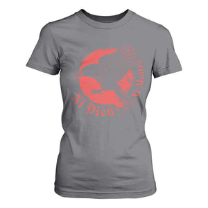Anarchism T Shirt For Women Ni Dieu Ni Maitre Neither God Nor Master TS09 Charcoal Print Your Wear