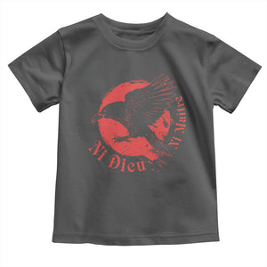 Anarchism Toddler T Shirt Ni Dieu Ni Maitre Neither God Nor Master TS09 Dark Heather Print Your Wear