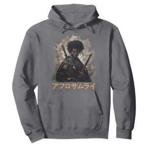 Afro Samurai Hoodie Black Pride Japanese Arts TS09 Charcoal Print Your Wear