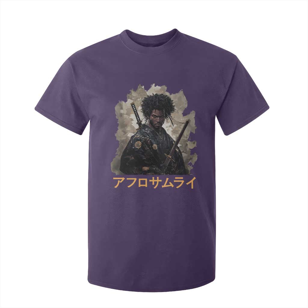 Afro Samurai T Shirt For Kid Black Pride Japanese Arts TS09 Purple Print Your Wear