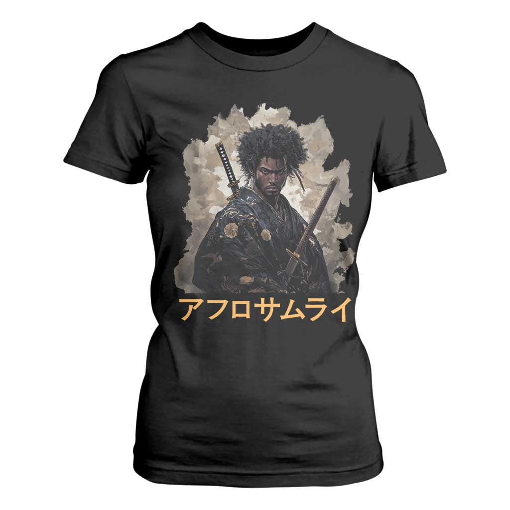 Afro Samurai T Shirt For Women Black Pride Japanese Arts TS09 Black Print Your Wear