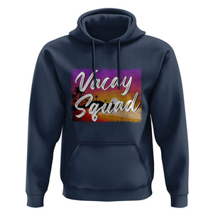 Summer Vacation Hoodie Vacay Squad Funny Beach TS09 Navy Print Your Wear
