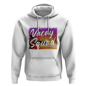 Summer Vacation Hoodie Vacay Squad Funny Beach TS09 White Print Your Wear