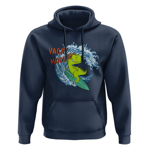 Summer Vacation Hoodie Vacay Mode Cute Dinosaur Surfing TS09 Navy Print Your Wear