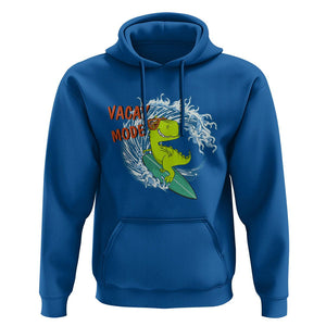 Summer Vacation Hoodie Vacay Mode Cute Dinosaur Surfing TS09 Royal Blue Print Your Wear