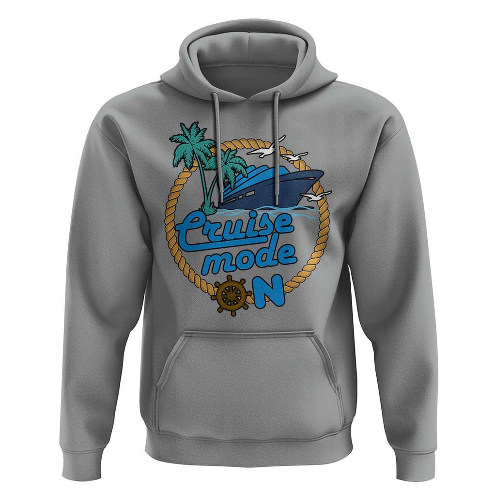 Cruise Mode On Cruising Summer Vacation Hoodie TS09 Sport Gray Print Your Wear