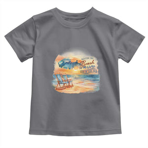 Vacation Time Beach Holliday Fun In The Sun Toddler T Shirt TS09 Charcoal Print Your Wear