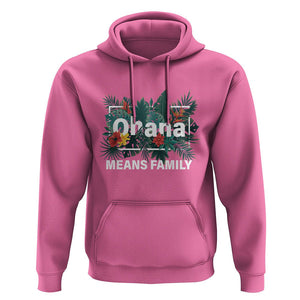 Hawaiian Hoodie Ohana Means Family Hawaii Summer Vacation TS09 Azalea Print Your Wear
