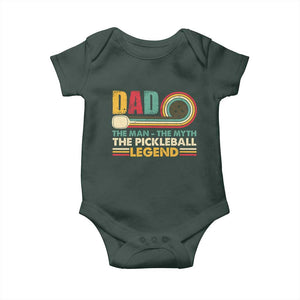 Pickleball Dad Baby Onesie The Man The Myth The Legend Retro TS09 Print Your Wear