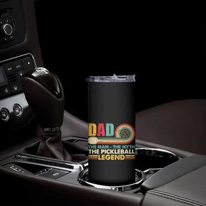 Pickleball Dad Skinny Tumbler The Man The Myth The Legend Retro TS09 Print Your Wear