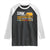 Funny Pickleball Raglan Shirt Dink Responsibly Don't Get Smashed TS09 Black White Print Your Wear