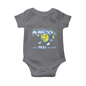 Funny Pickleball Baby Onesie Knees Don't Fail Me Now TS09 Charcoal Print Your Wear