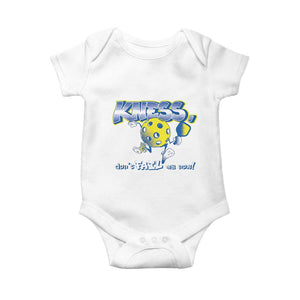 Funny Pickleball Baby Onesie Knees Don't Fail Me Now TS09 White Print Your Wear