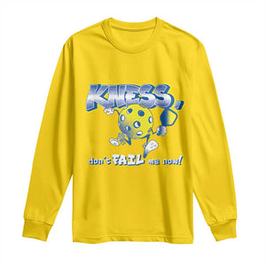 Funny Pickleball Long Sleeve Shirt Knees Don't Fail Me Now TS09 Daisy Print Your Wear