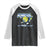 Funny Pickleball Raglan Shirt Knees Don't Fail Me Now TS09 Black White Print Your Wear