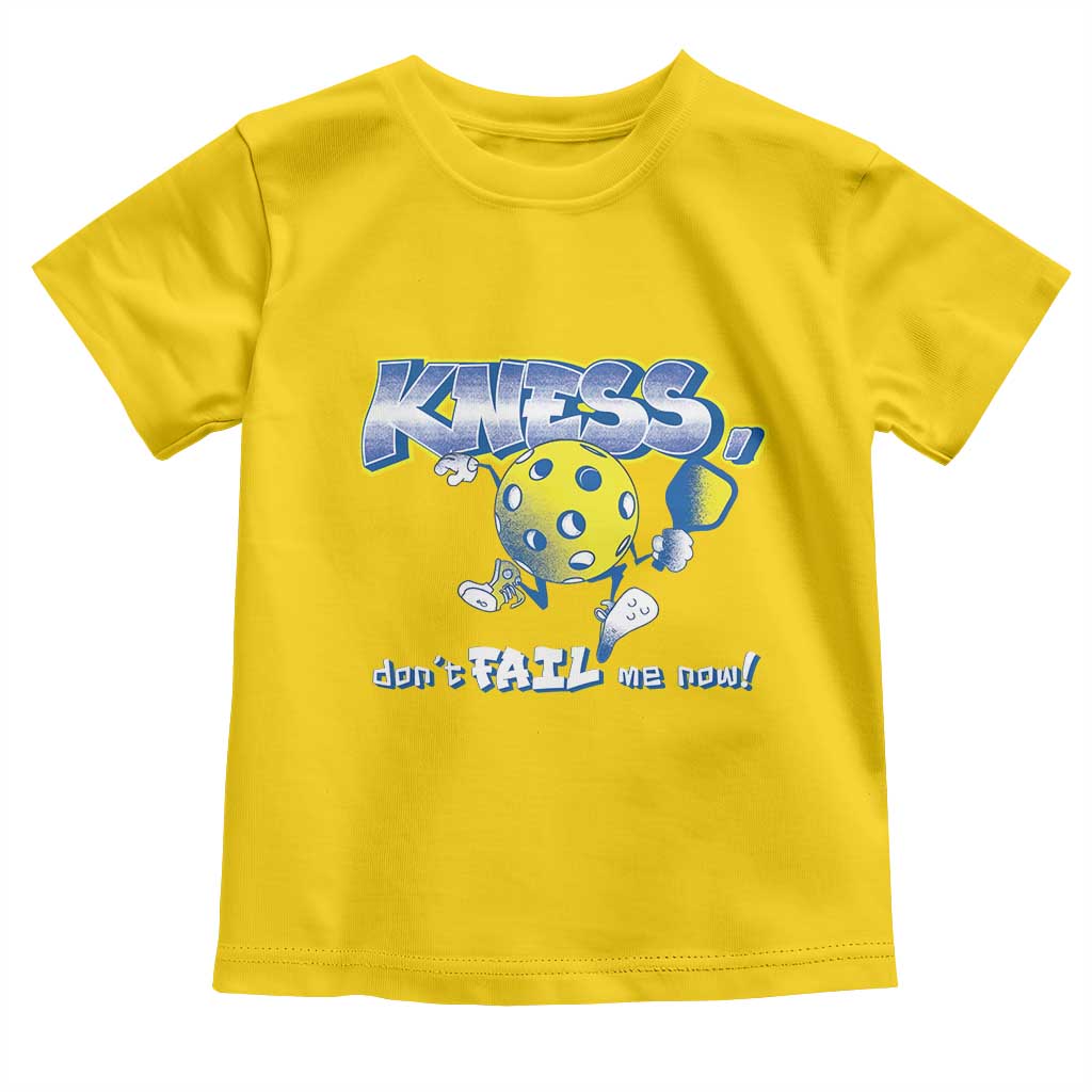 Funny Pickleball Toddler T Shirt Knees Don't Fail Me Now TS09 Daisy Print Your Wear