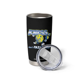 Funny Pickleball Tumbler Cup Knees Don't Fail Me Now TS09 Print Your Wear
