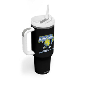 Funny Pickleball Tumbler With Handle Knees Don't Fail Me Now TS09 Print Your Wear