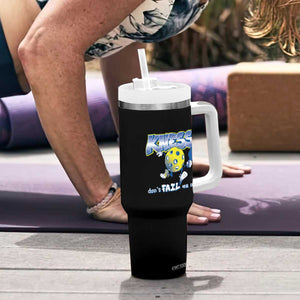 Funny Pickleball Tumbler With Handle Knees Don't Fail Me Now TS09 Print Your Wear