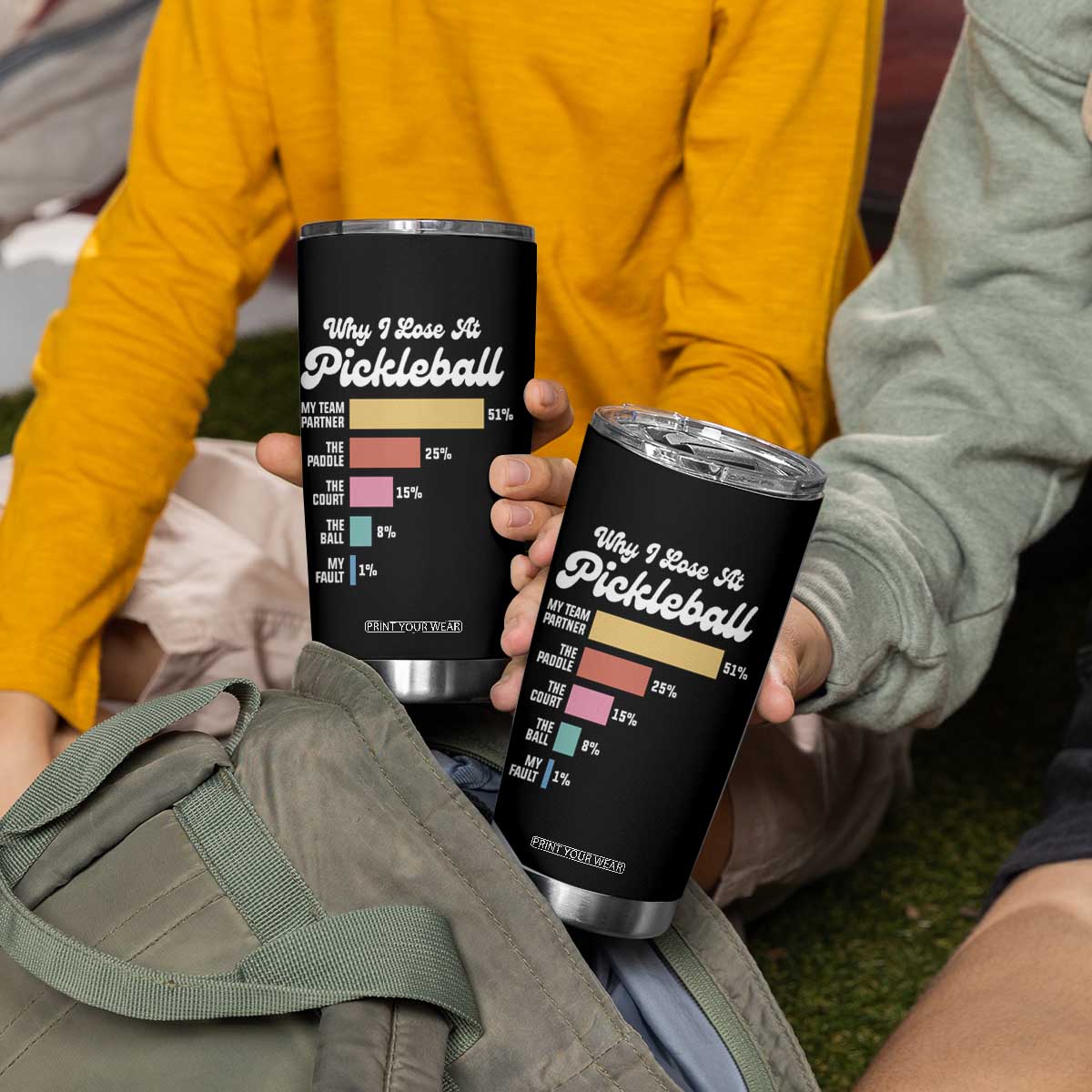 Funny Why I Lose At Pickleball Tumbler Cup TS09 Print Your Wear