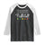 Funny It's A Good Day To Play Pickleball Raglan Shirt TS09 Black White Print Your Wear