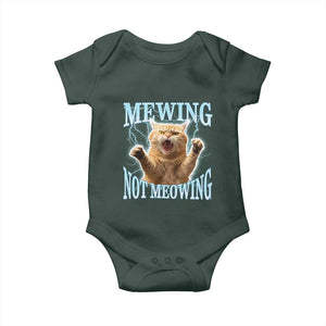Funny Meme Cat Mewing Not Meowing Baby Onesie TS09 Print Your Wear