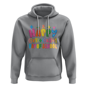 Math Formula 100 Days Of School Funny Math Teacher Hoodie TS09 Sport Gray Printyourwear