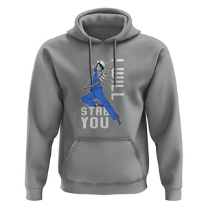 Funny Nurse Hoodie I Will Stab You TS09 Sport Gray Printyourwear