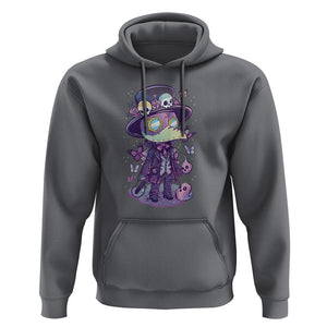 Pastel Goth Cute Creepy Plague Doctor Hoodie TS09 Charcoal Printyourwear