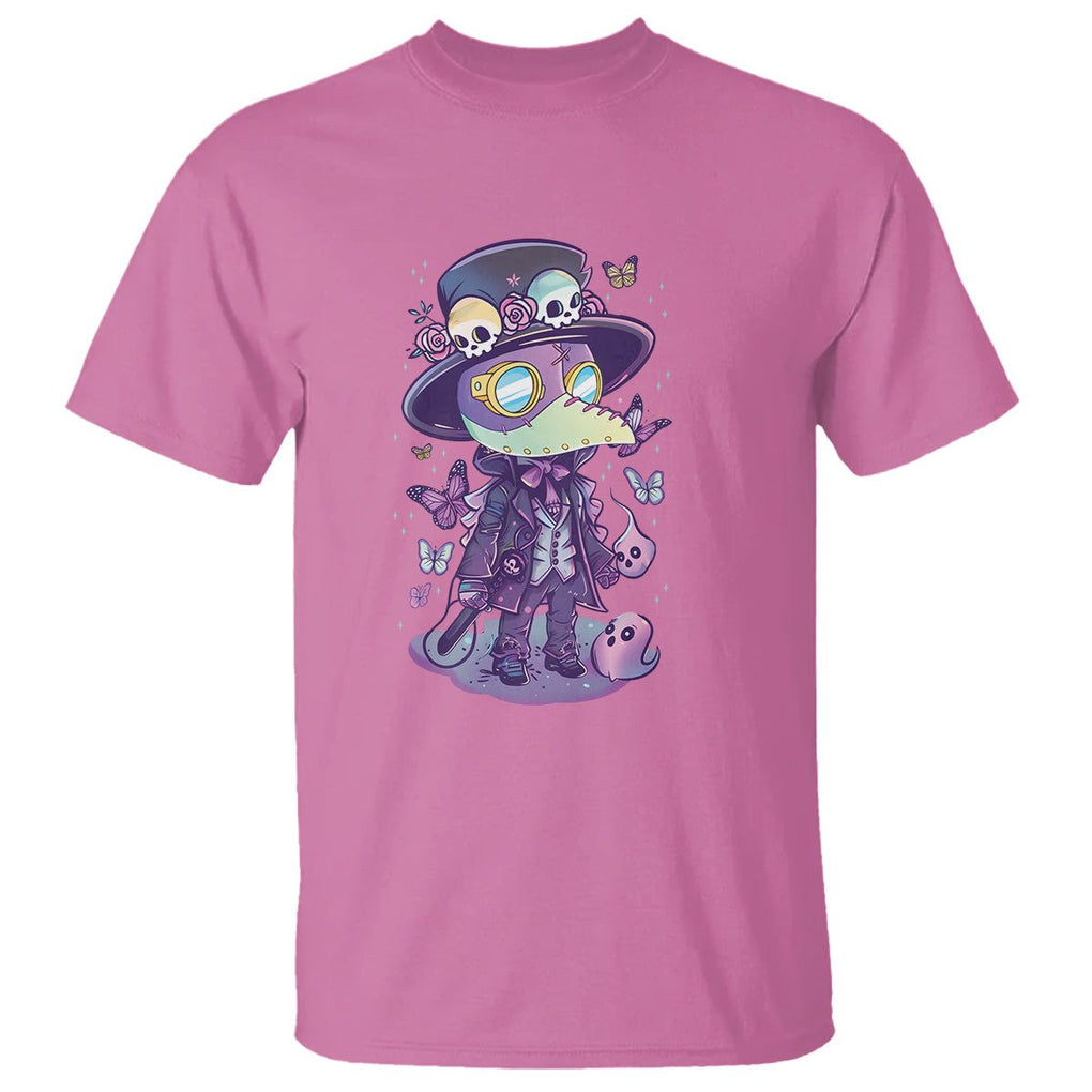 Pastel Goth Cute Creepy Plague Doctor T Shirt TS09 Azalea Printyourwear