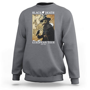 European Tour Plague Doctor Sweatshirt TS09 Charcoal Printyourwear