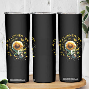 Mental Health Motivation Quote Skinny Tumbler All Lights Turned Off Can Be Turned On TS09 Print Your Wear
