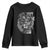 Don't Let the Hard Days Win Youth Sweatshirt Lion Power Mental Health Warrior TS09 Black Print Your Wear