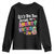 Funny Frog Let's Do This Before My Anxiety Kicks In Youth Sweatshirt TS09 Black Print Your Wear