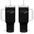 Inspirational Quote Tumbler With Handle Give Yourself Time Butterfly Motivational TS09 One Size: 40 oz Black Print Your Wear