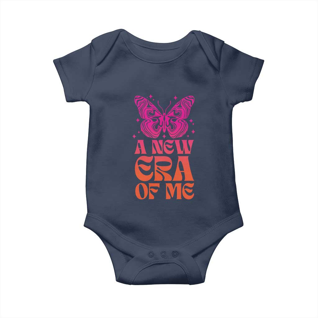 A New Era Of Me Baby Onesie TS09 Navy Print Your Wear