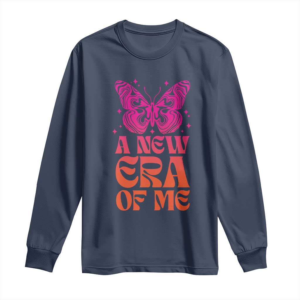 A New Era Of Me Long Sleeve Shirt TS09 Navy Print Your Wear