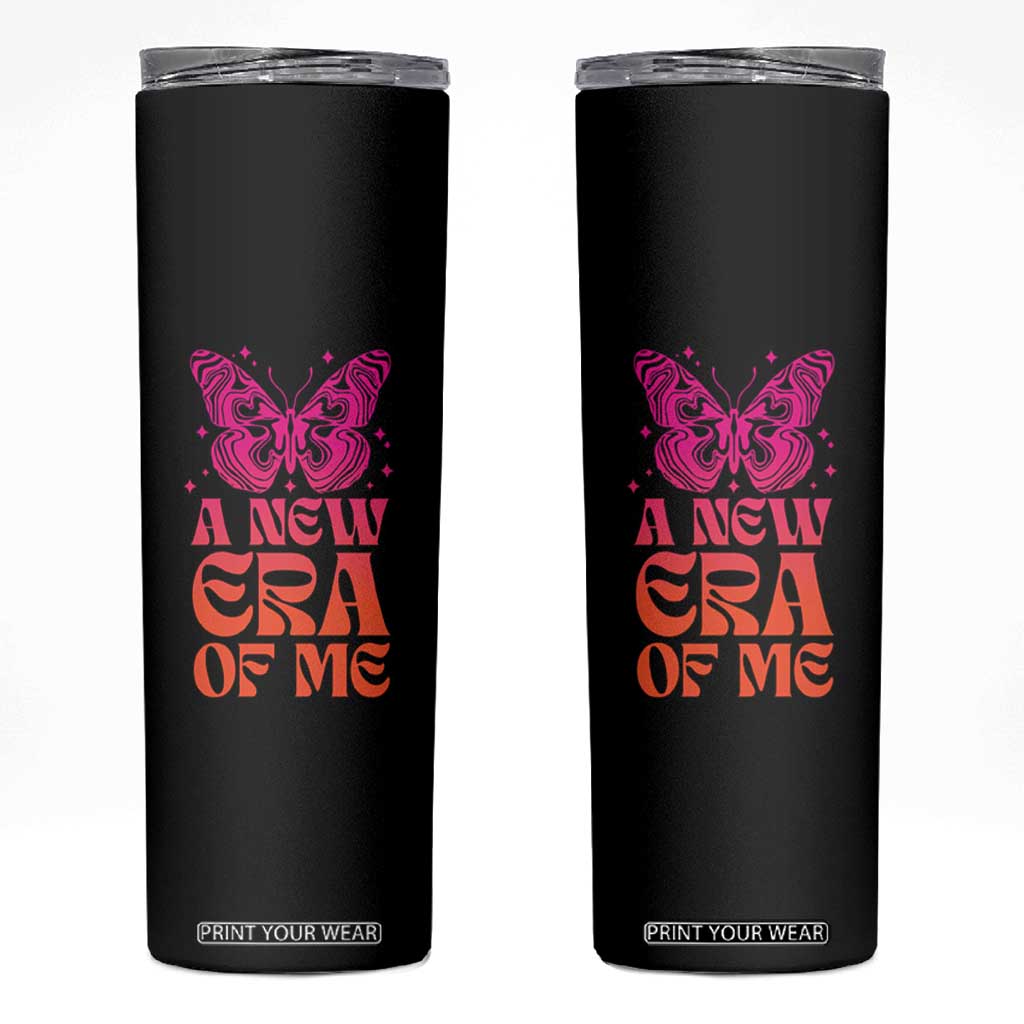A New Era Of Me Skinny Tumbler TS09 Black Print Your Wear