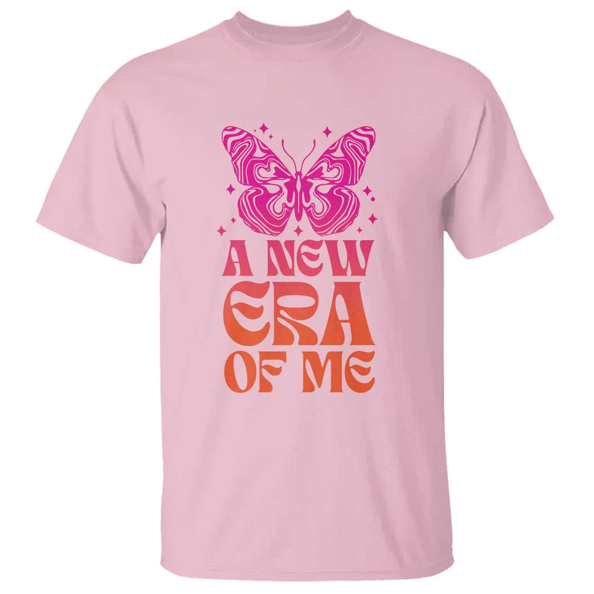 A New Era Of Me T Shirt TS09 Light Pink Print Your Wear