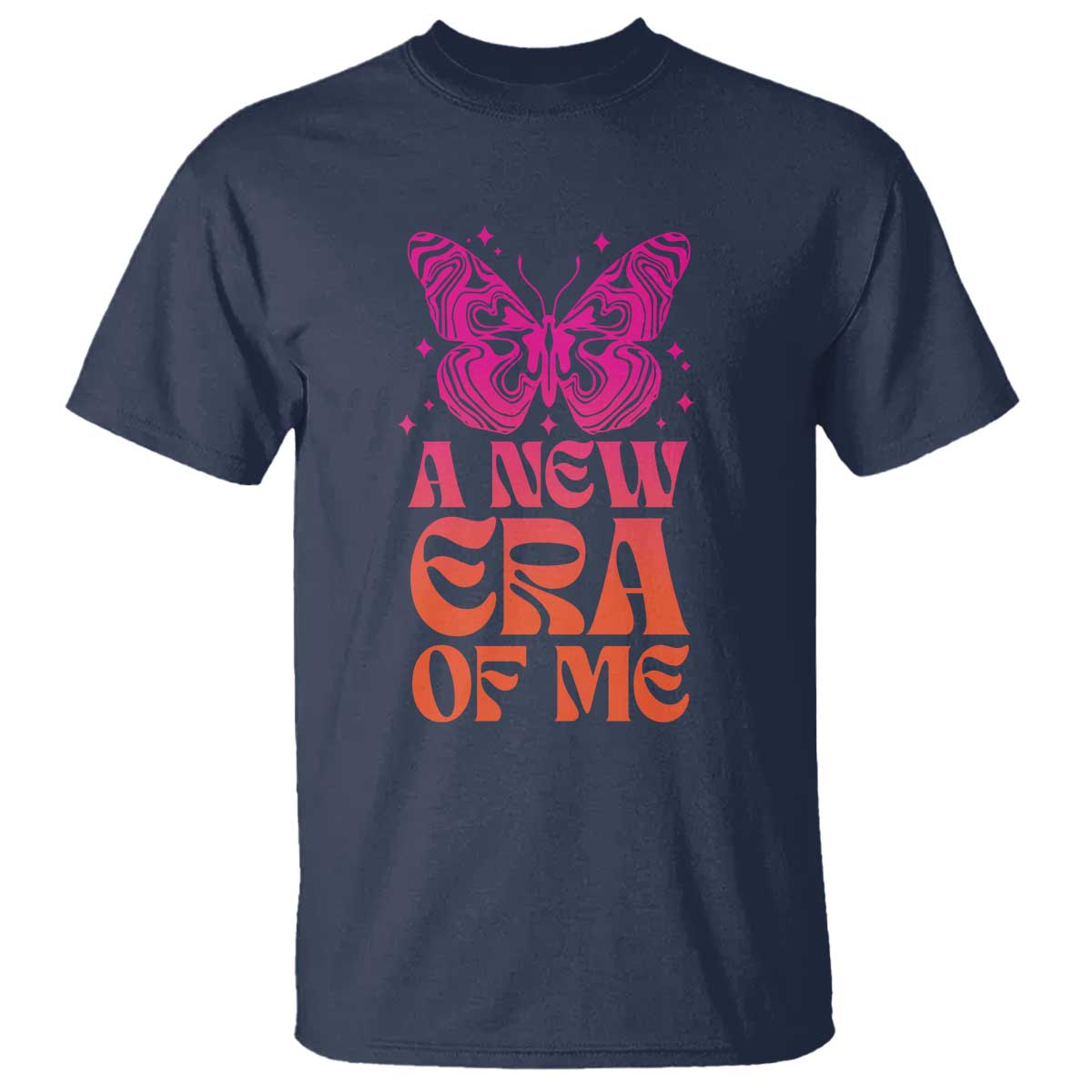 A New Era Of Me T Shirt TS09 Navy Print Your Wear
