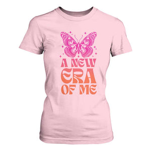 A New Era Of Me T Shirt For Women TS09 Light Pink Print Your Wear